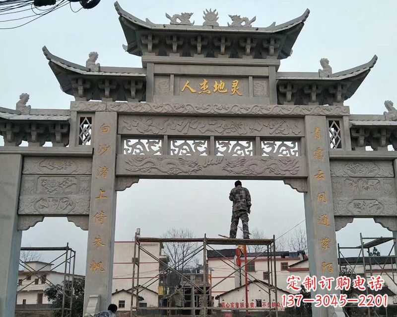 湖北牌坊雕塑