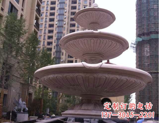 湖北大理石大型喷泉石雕宏伟精美的艺术之作