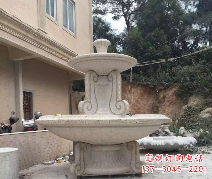 湖北大理石大型喷泉雕塑精致美观又富有艺术气息