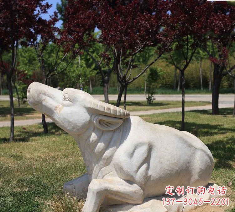 湖北大理石动物雕塑传承文化的艺术精品