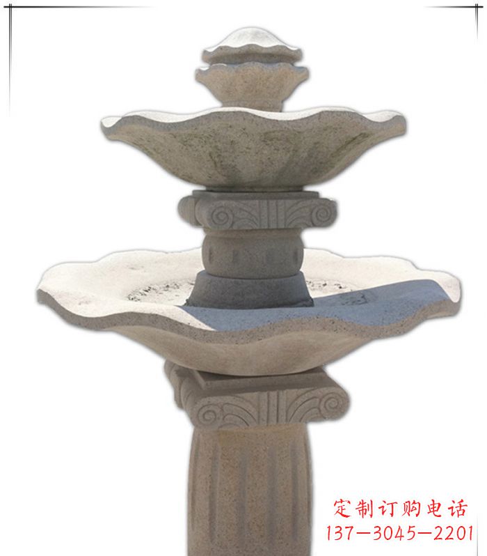 湖北大理石多层喷泉石雕精美绝伦的艺术形式