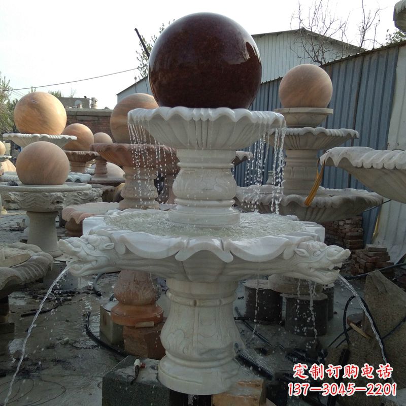 湖北大理石风水球雕塑传统文化的艺术精髓