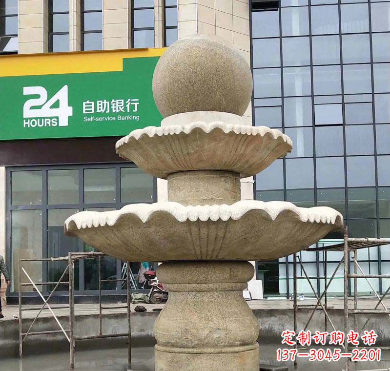 湖北大理石风水球喷泉雕塑——振奋人心的艺术杰作