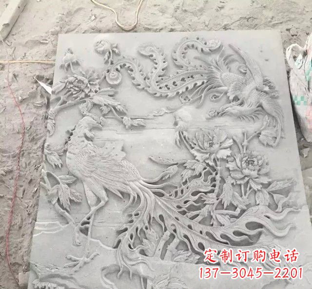 湖北精美的凤凰雕塑