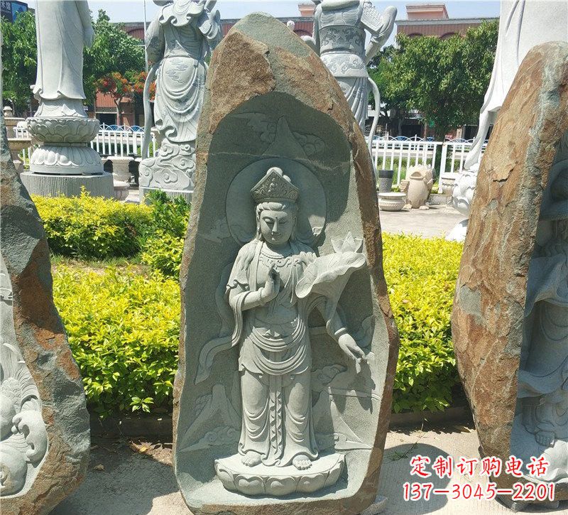 湖北大理石观音像，以灵性铭刻记忆