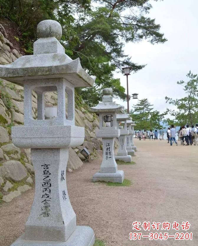 湖北精美古典大理石宫灯雕塑