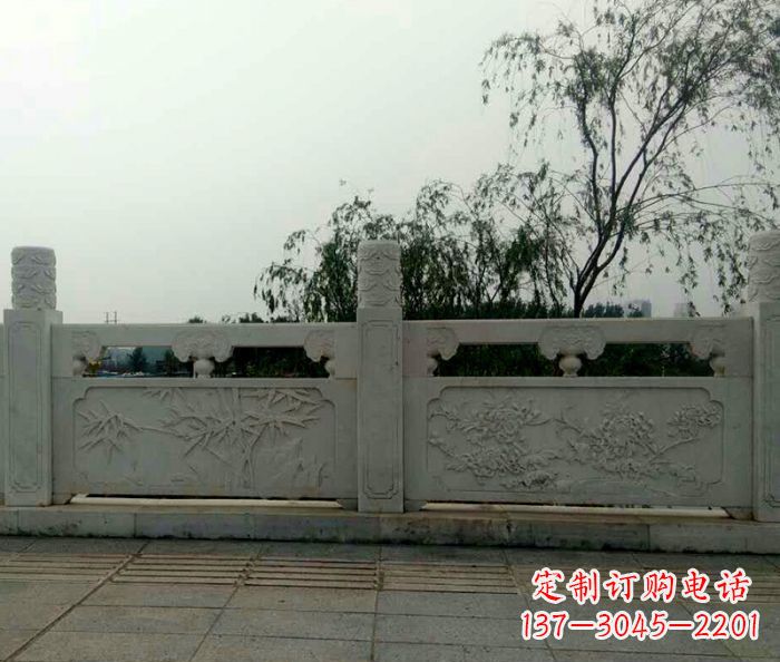 湖北精美大理石栏板石雕