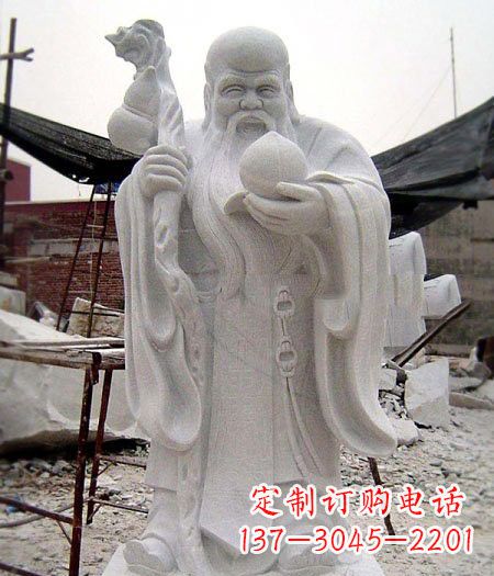 湖北大理石寿星雕塑