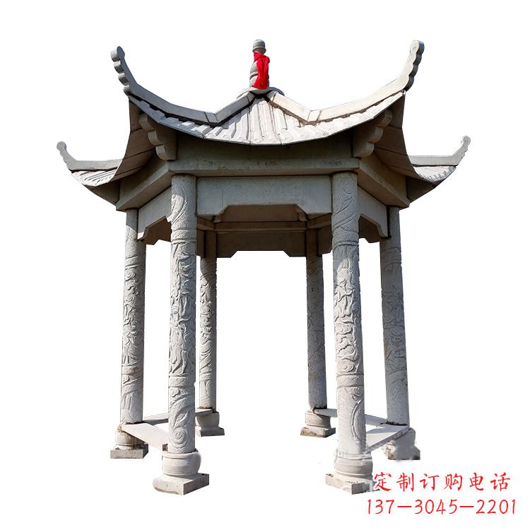 湖北中领雕塑大理石凉亭雕塑