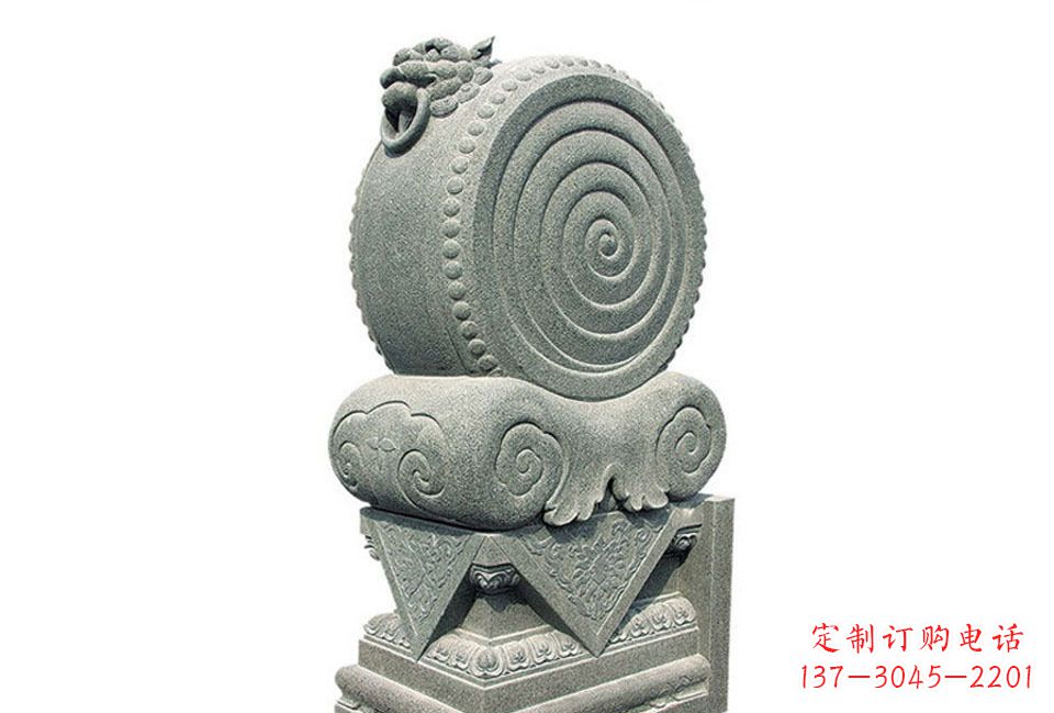 湖北门墩招财石雕