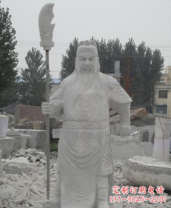 湖北大理石关公雕塑