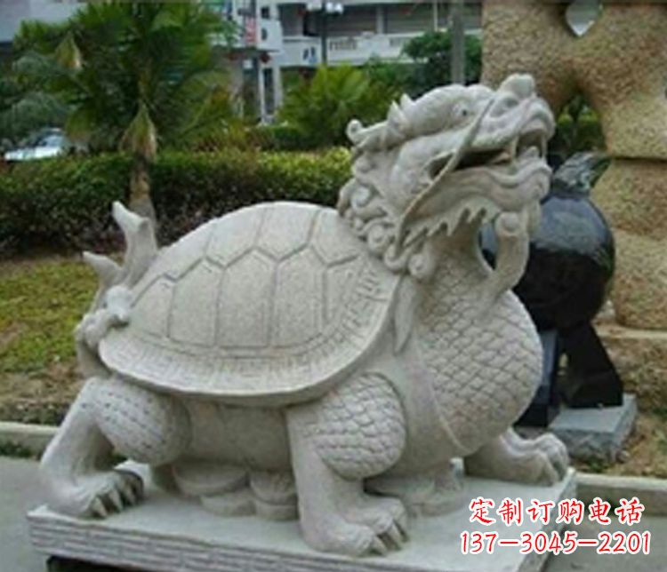 湖北大理石铜钱龙雕塑