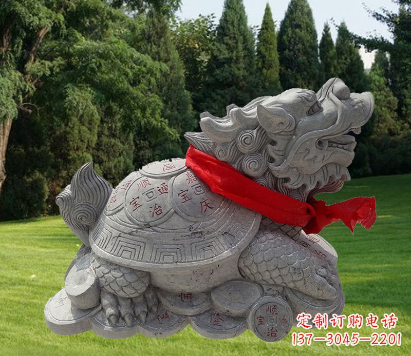 湖北古典铜质龙雕塑