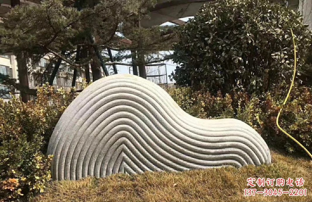 湖北高雅大理石纹理假山雕塑