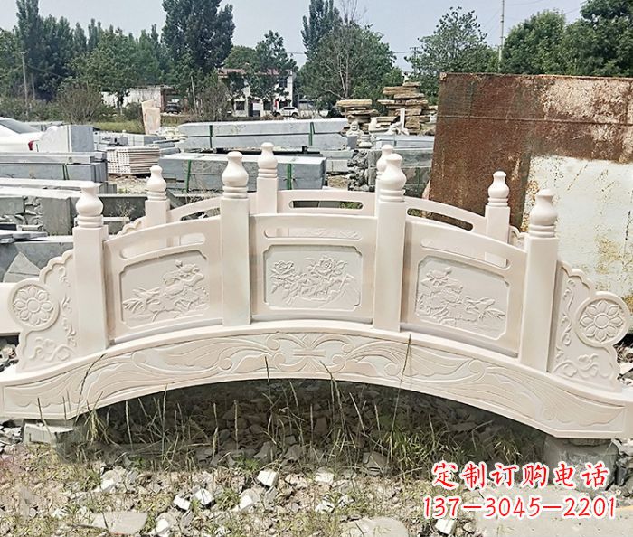 湖北大理石小型拱桥雕塑
