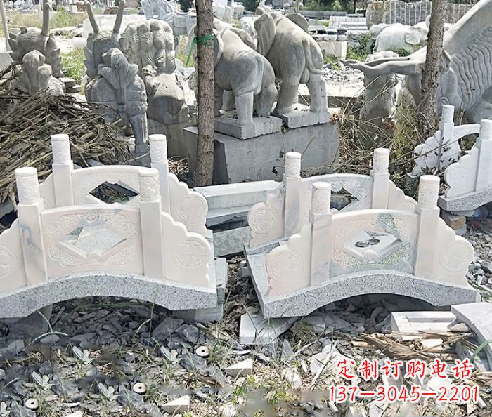 湖北精美大理石拱桥雕塑