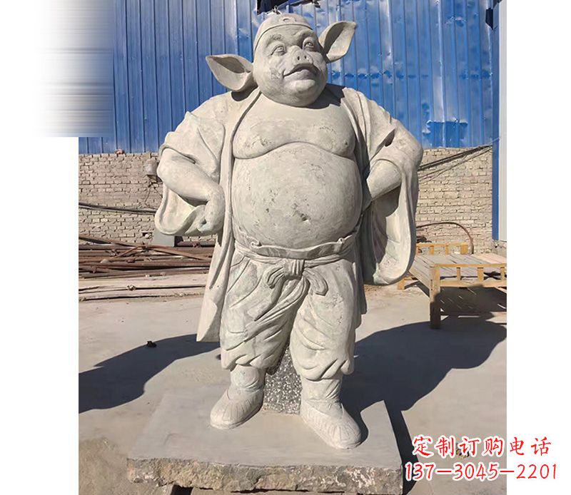 湖北大理石猪八戒雕塑