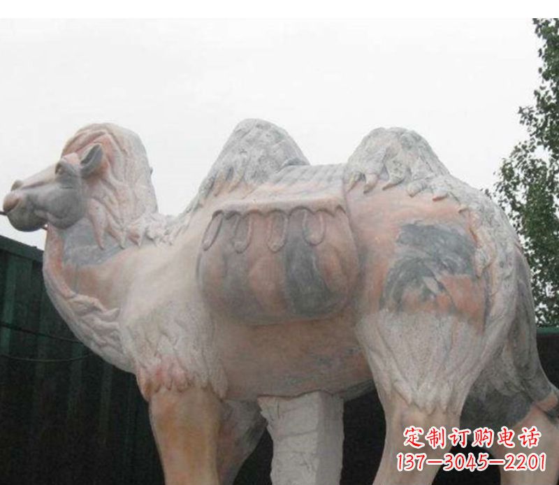 湖北新颖精美的骆驼石雕