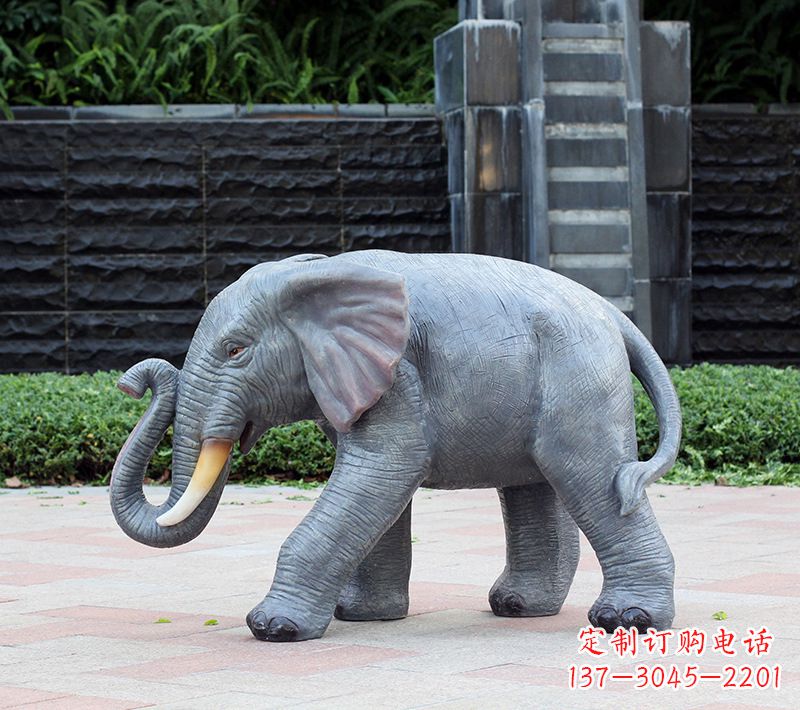 湖北大象 石雕雕塑