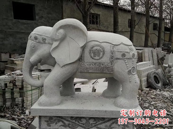 湖北大象 石雕 古代
