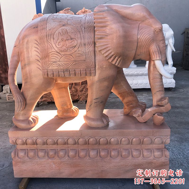 湖北大象 石雕