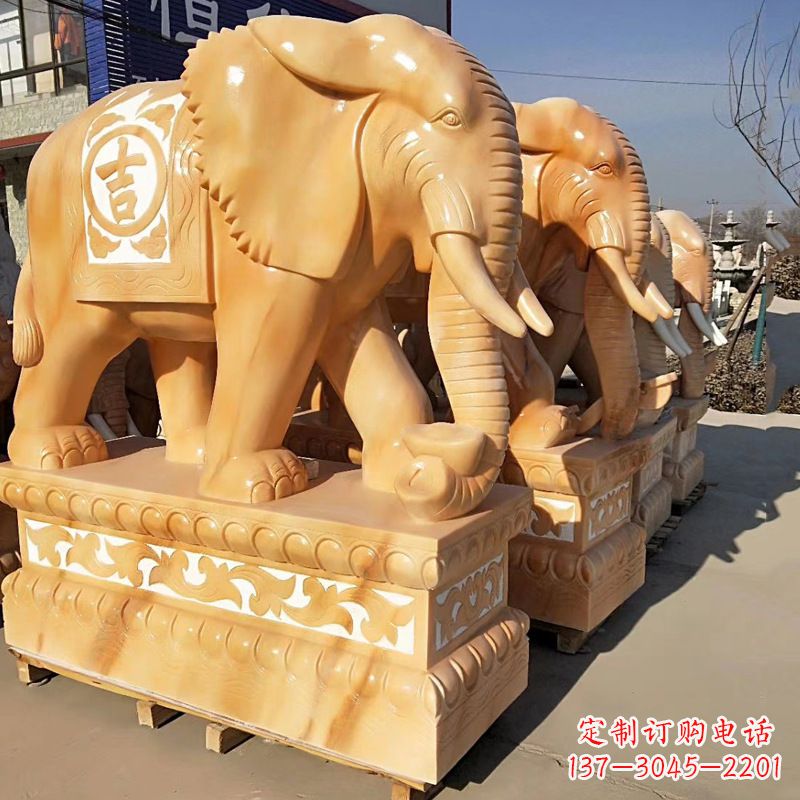 湖北以大象雕塑点缀你的风水