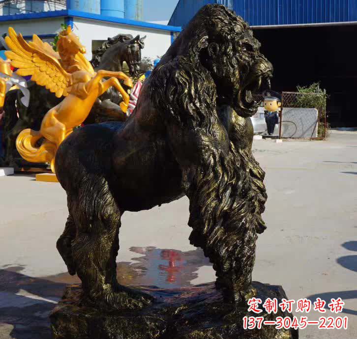 湖北大猩猩铜雕