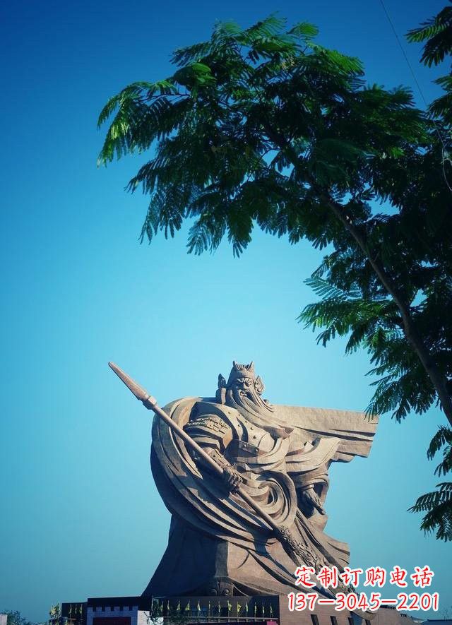 湖北大型关公石雕