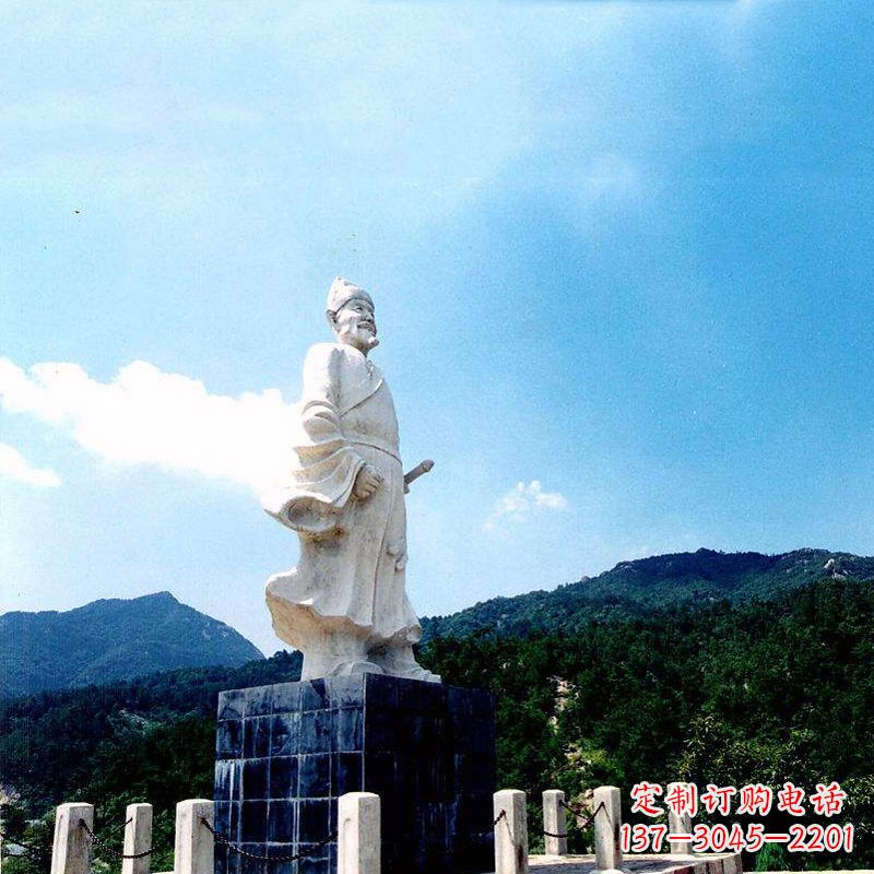 湖北大型景区历史名人朱元璋石雕塑像