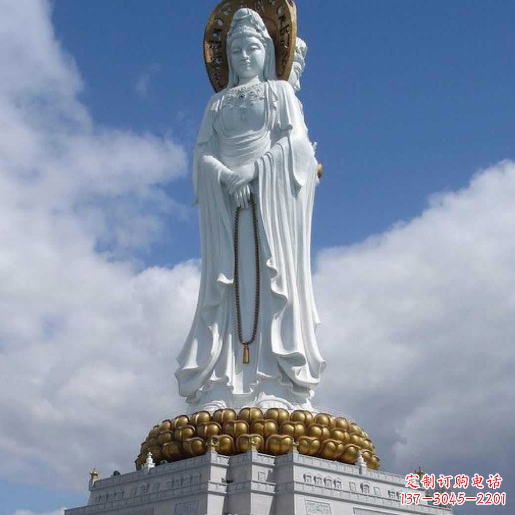 湖北汇聚神灵精灵的大型观音石雕