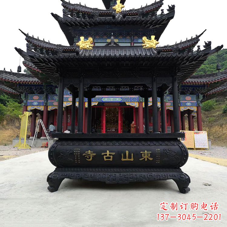 湖北大型寺庙香炉雕塑