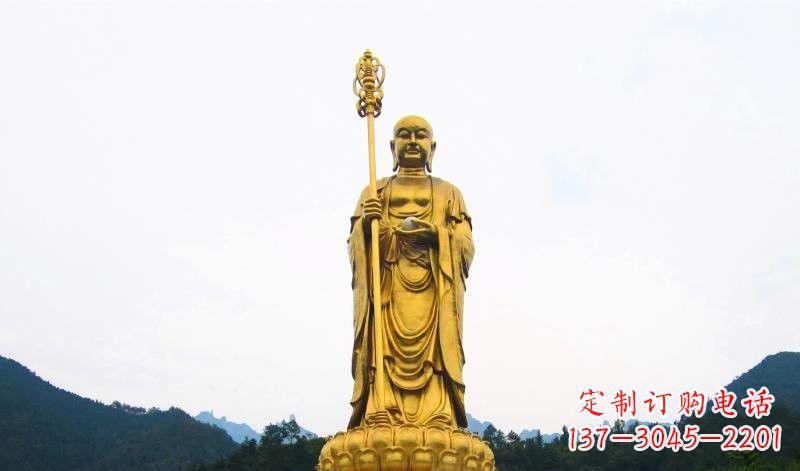 湖北定制大型铜佛像雕塑