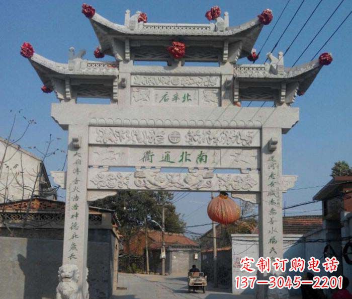湖北优质大理石牌坊雕塑