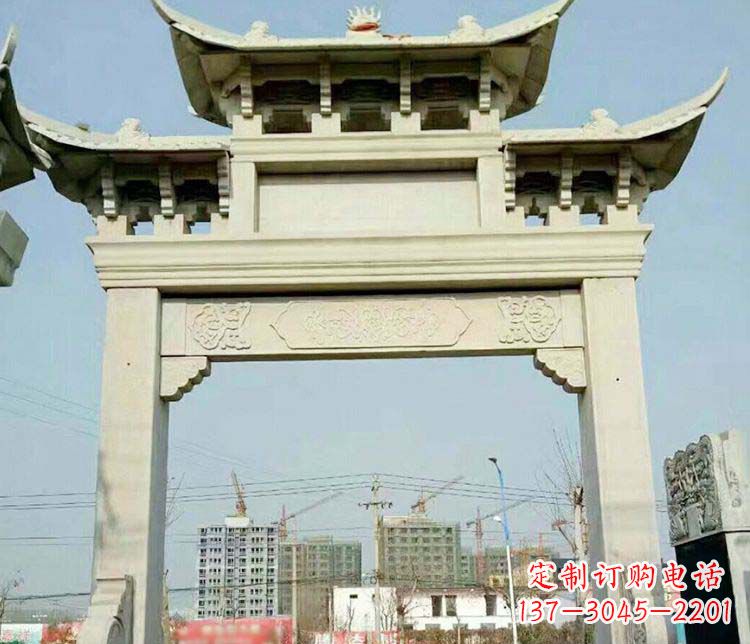 湖北精美牌坊石雕