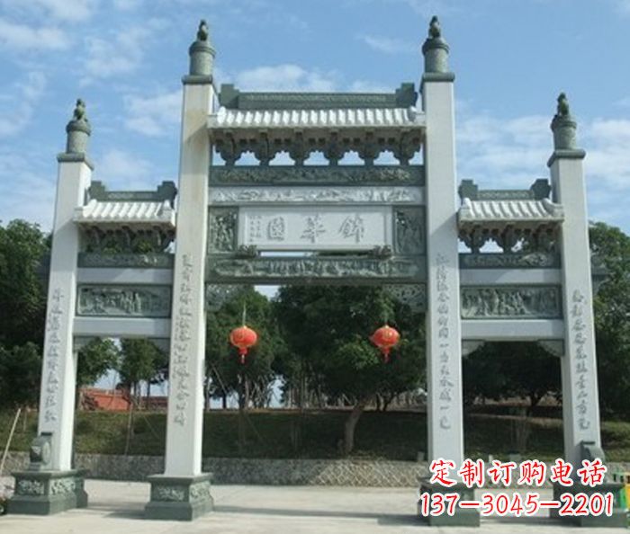 湖北牌坊雕塑艺术品定制精品