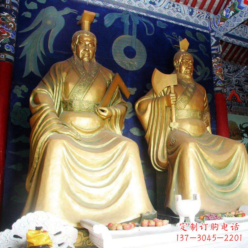 湖北帝喾铜雕神像,让你的家居更有气质