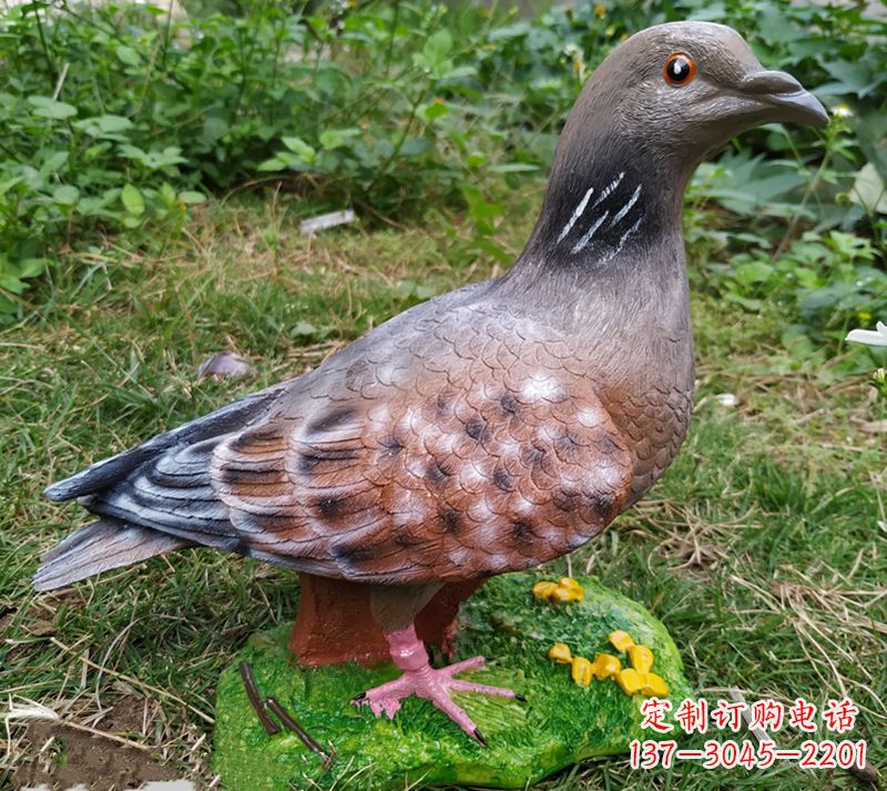 湖北普世和平鸽雕塑