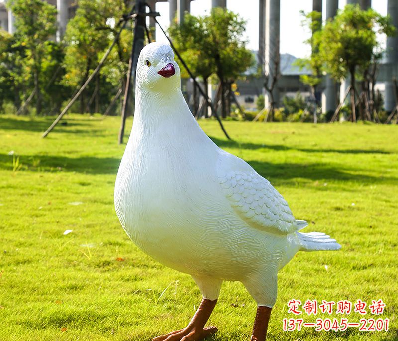 湖北纪念和平鸽雕塑