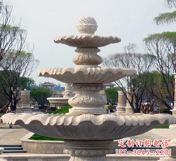 湖北狮子头花钵雕塑
