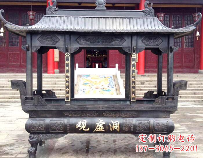 湖北精美香炉雕塑定制