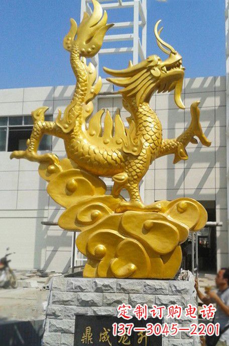 湖北鼎成龙升铜雕塑