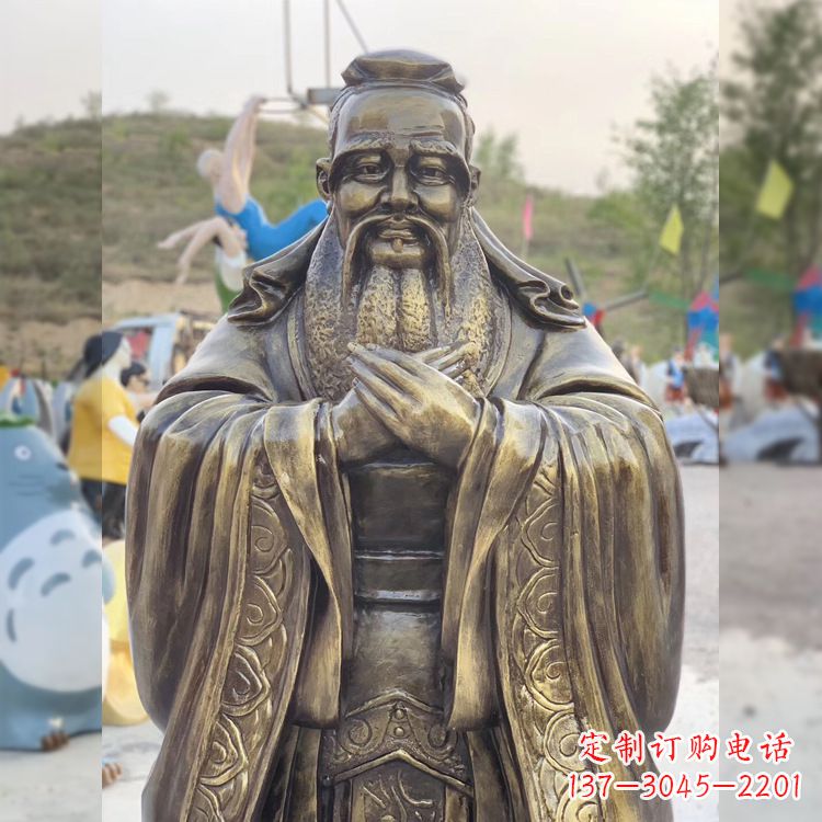 湖北中领雕塑贵族——伟大的孔子雕塑