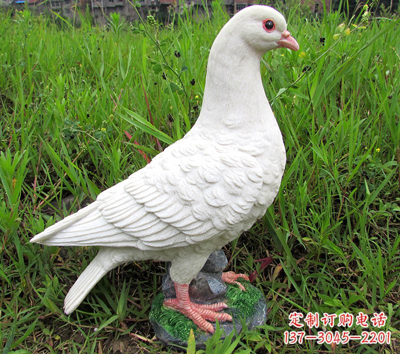 湖北锻铜鸽子浮雕,精致细腻的雕塑体现