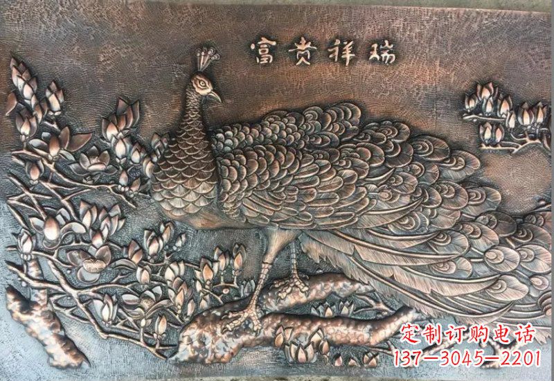 湖北华丽锻铜孔雀雕塑
