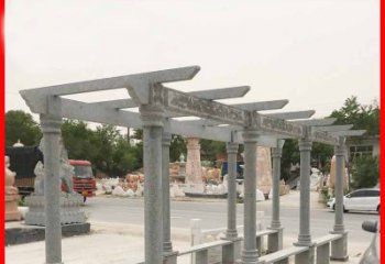 湖北大理石公园石雕长廊高端定制雕塑