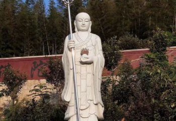 湖北地藏王佛像石雕户外摆件广场景观雕塑