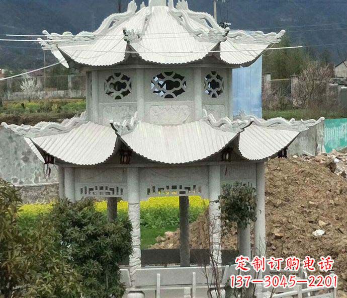 湖北古典凉亭石雕