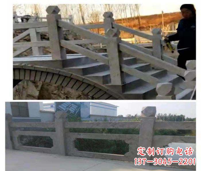 湖北精美仿古栏杆雕塑