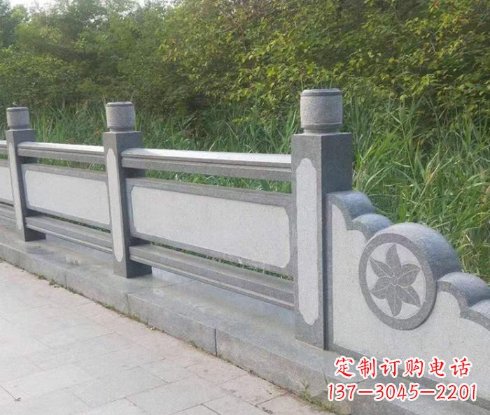 湖北精美仿古石栏杆雕塑
