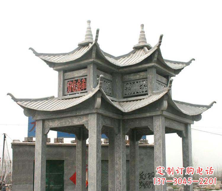 湖北仿古凉亭石雕